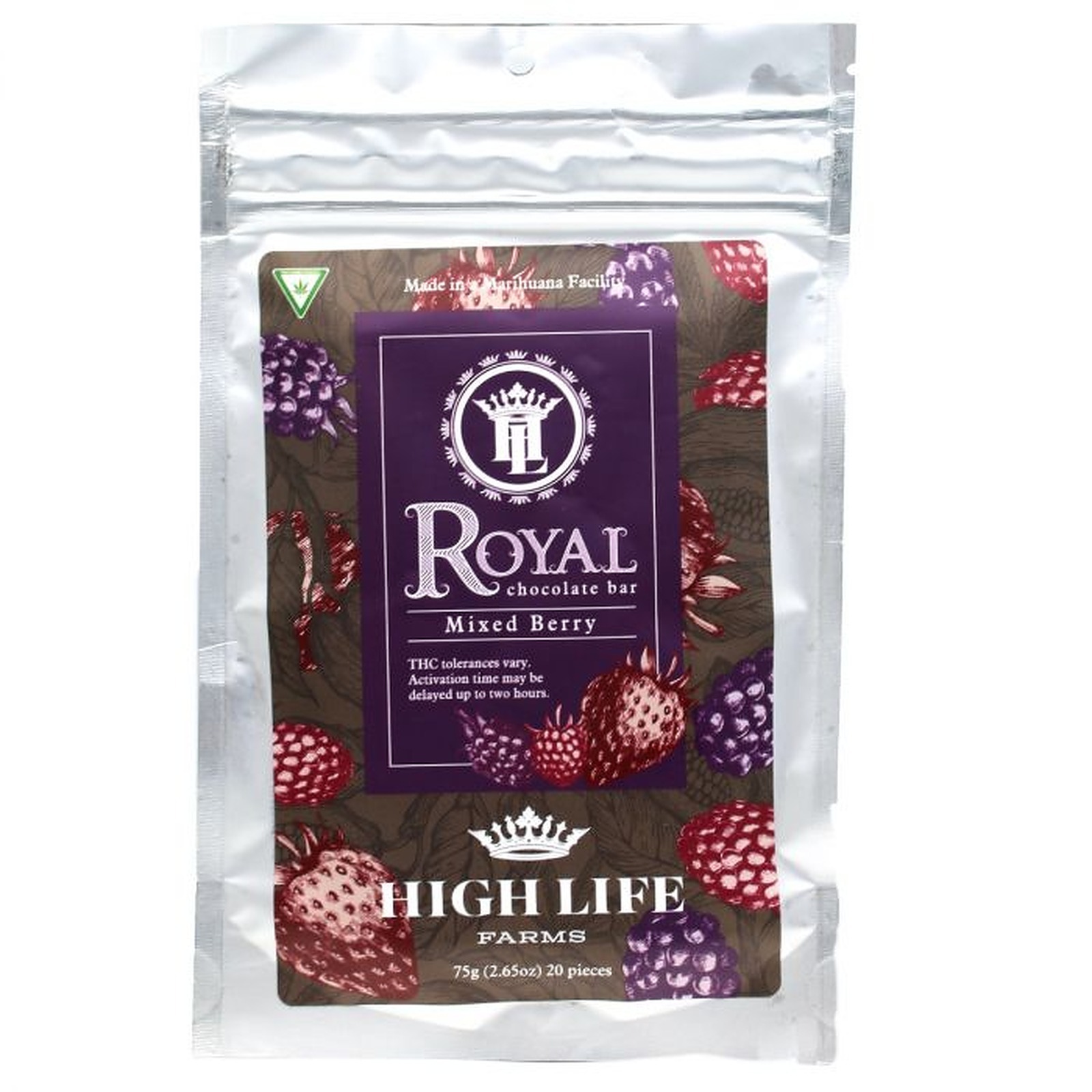 Royal Mixed Berry Chocolate Bar